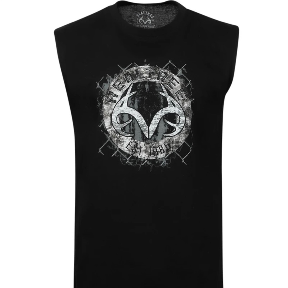 RealTree Men’s Graphic Muscle Tee